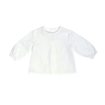 Camisa bebé blanca manga larga