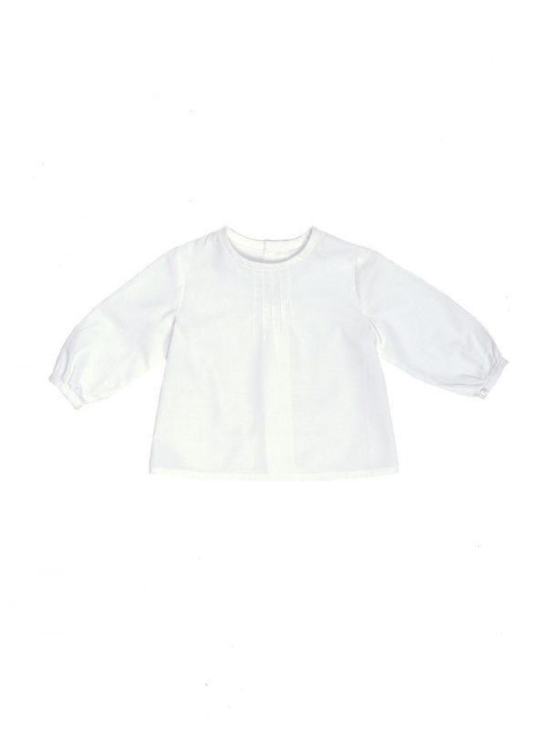 Camisa bebé blanca manga larga
